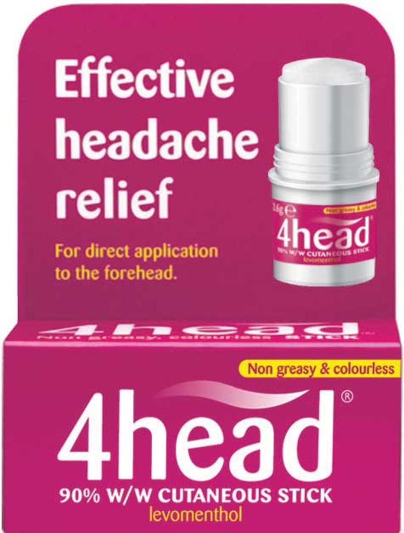 4HEAD topical headache relief stick 3.6g