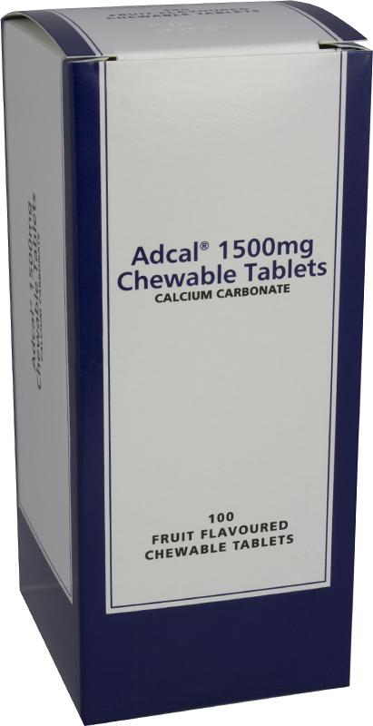 ADCAL chewable tablets 1500mg  100