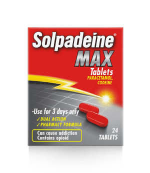 SOLPADEINE MAX tablets 12.8mg/500mg 24